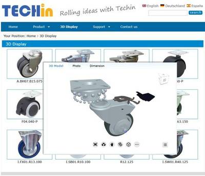 制造云与德馨五金(TECHIN)携手打造五金产品3D网上展厅